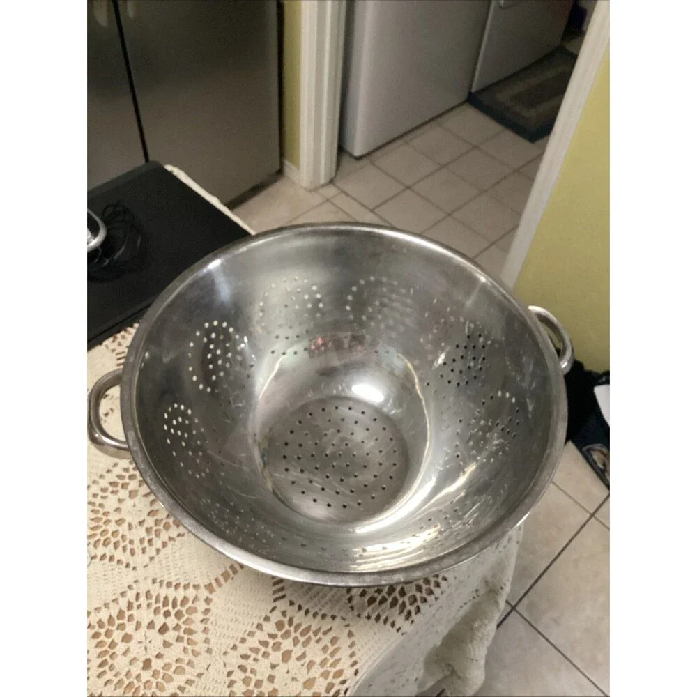 Very Large Commercial Stainless Steel Colander